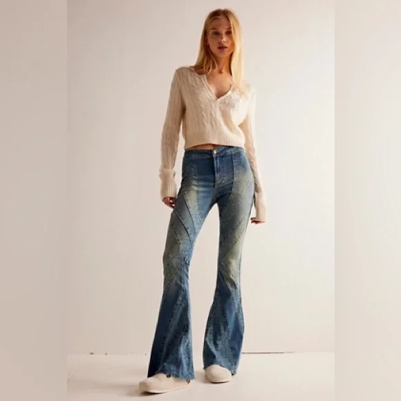 We The Free Mermaid Flare Jeans